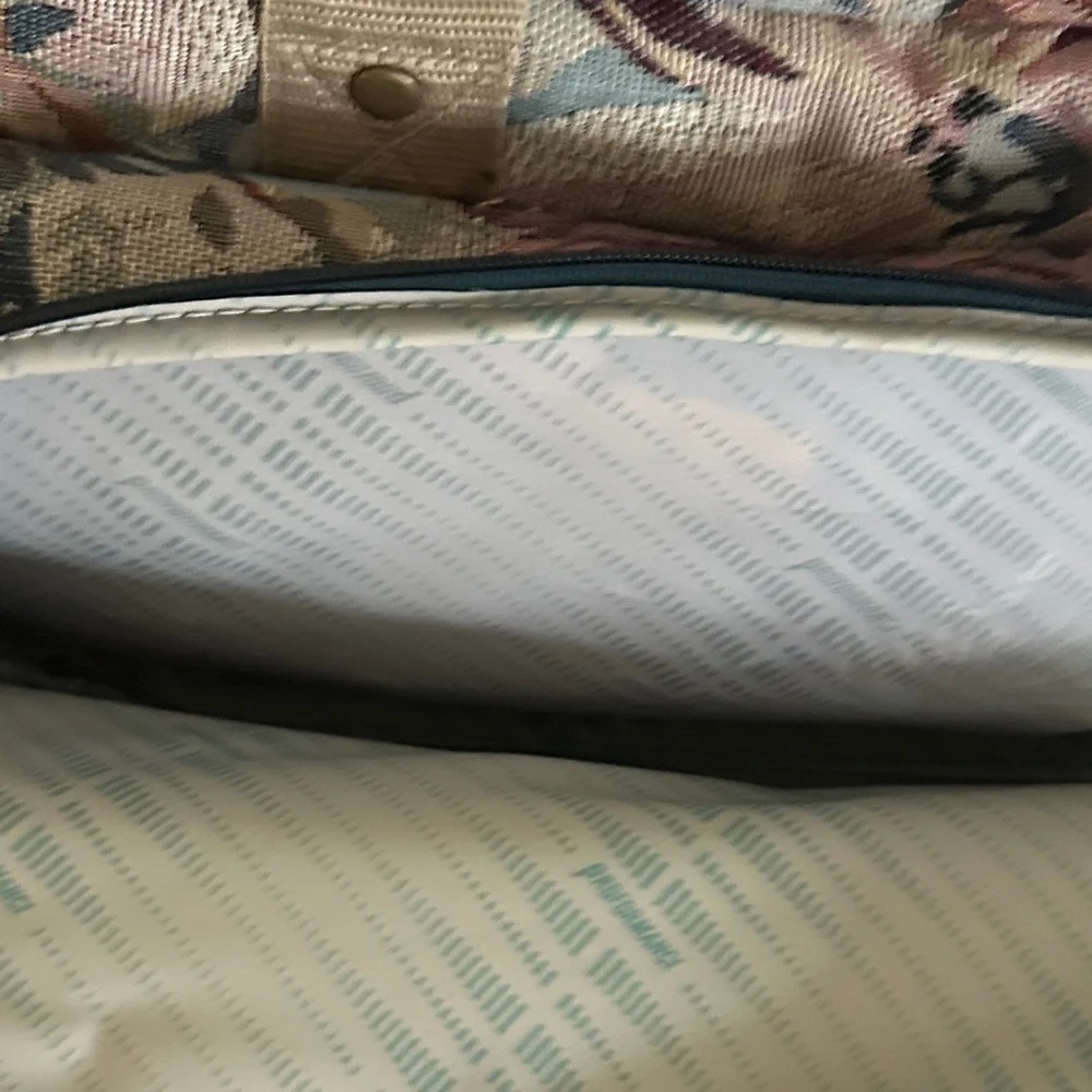 Floral Tapestry Travel Bag - Carry On.